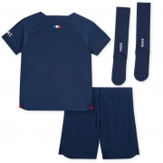 Kid's Paris Saint-Germain Home Suit 23/24(Customizable)